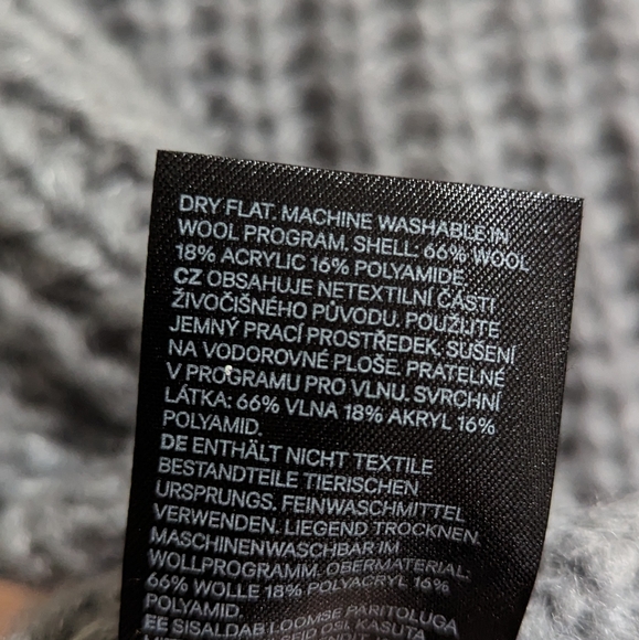 H&M blue cardigan sweater in size S - Picture 6 of 8